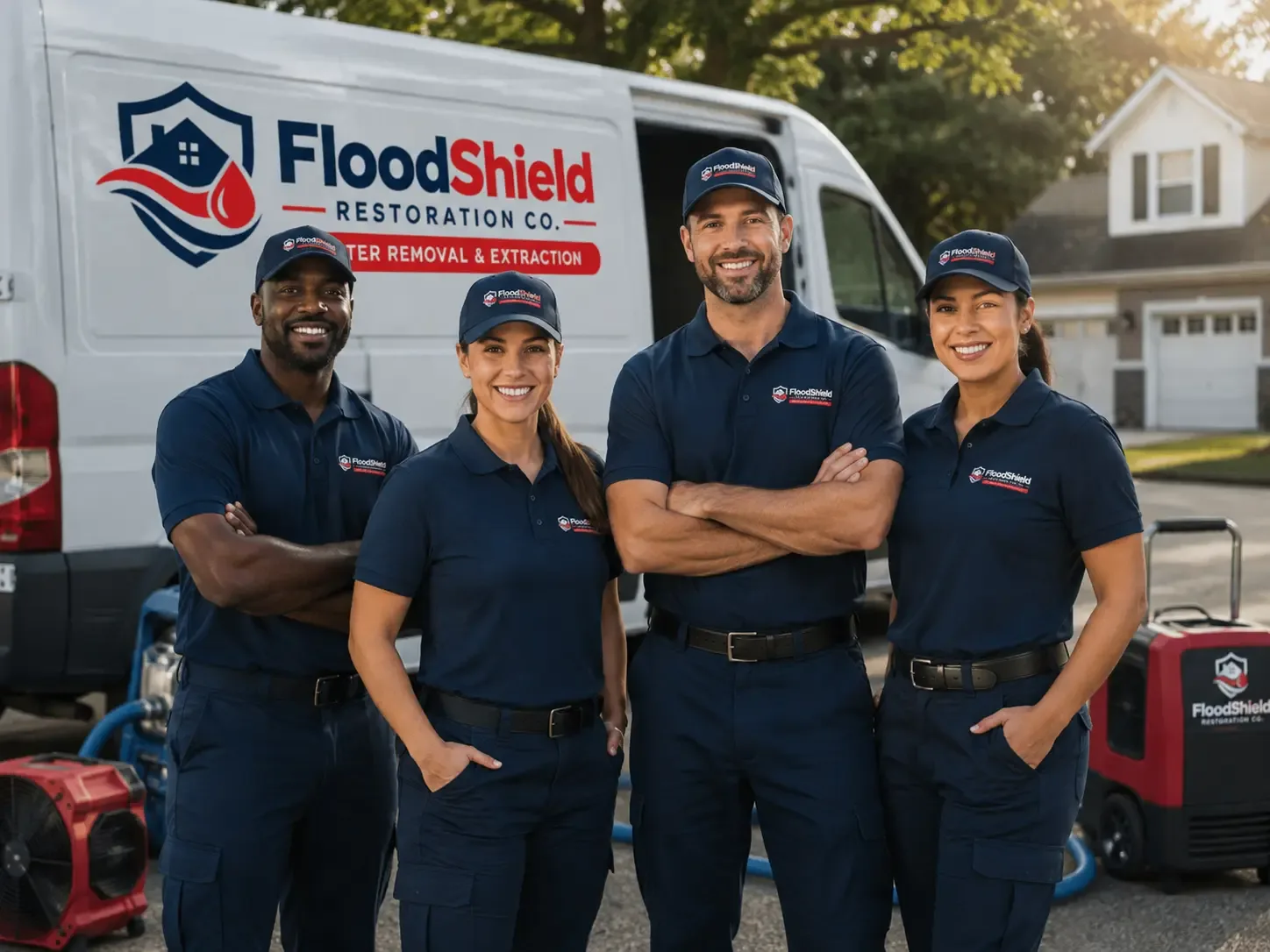 Flood Damage Restoration company in Scott Air Force Base, IL